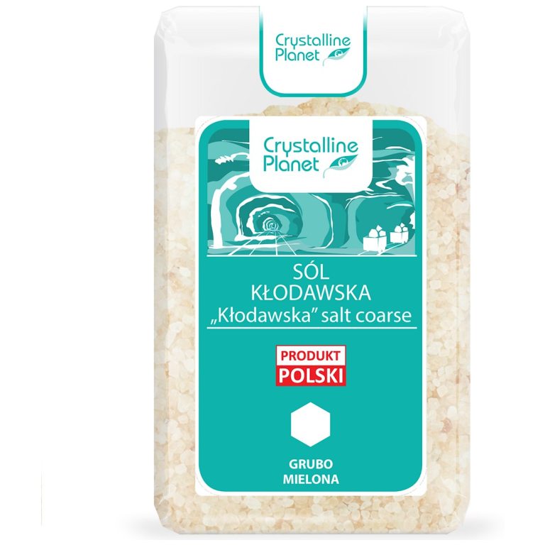 SÓL KŁODAWSKA GRUBO MIELONA 600 g - CRYSTALLINE PLANET