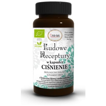 KAPSUŁKI NA CIŚNIENIE KRWI BIO (60 szt.) 27 g - MIR-LEK (LUDOWE RECEPTURY)