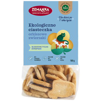 CIASTKA ORKISZOWE ZWIERZAKI BIO 100 g - ZEMANKA