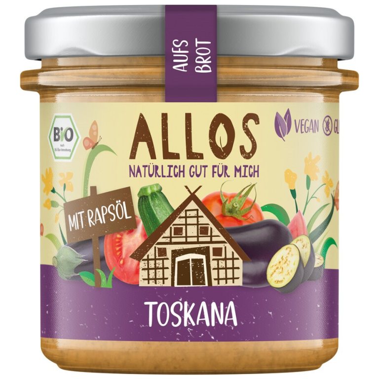 PASTA KREMOWA TOSKANA BEZGLUTENOWA BIO 140 g - ALLOS