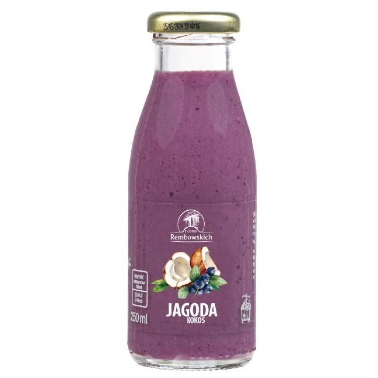 SMOOTHIE JAGODA - KOKOS 250 ml - REMBOWSCY