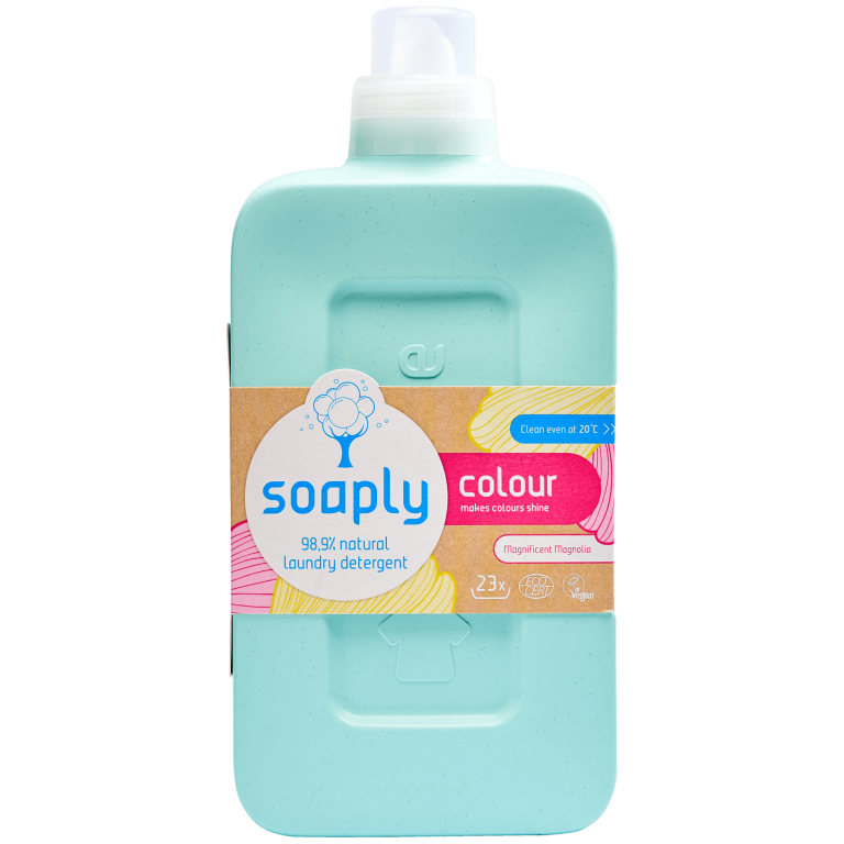 PŁYN DO PRANIA KOLOROWYCH UBRAŃ MAGNOLIA ECO 1 L (23 PRANIA) - SOAPLY