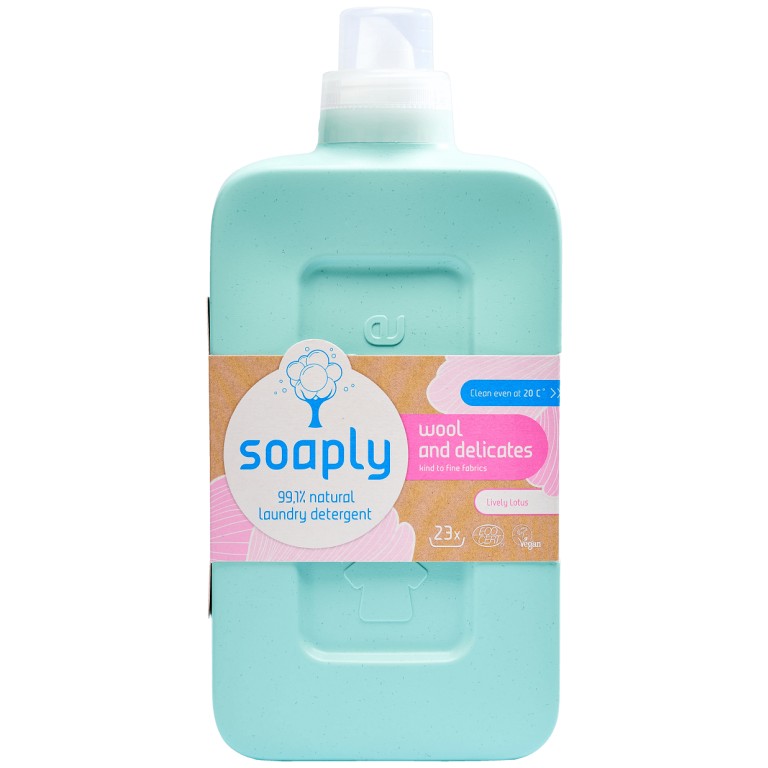 PŁYN DO PRANIA WEŁNIANYCH I JEDWABNYCH TKANIN LOTOS ECO 1 L (23 PRANIA) - SOAPLY