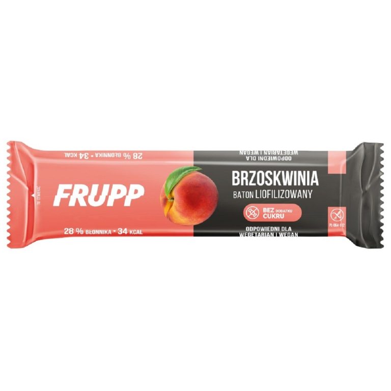 BATON LIOFILIZOWANY BRZOSKWINIOWY BEZGLUTENOWY 10 g - CELIKO (FRUPP)