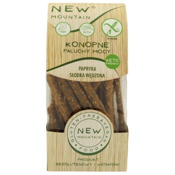 PALUCHY MOCY KONOPNE Z PAPRYKĄ SŁODKĄ WĘDZONĄ BEZGLUTENOWE 200 g - NEW MOUNTAIN
