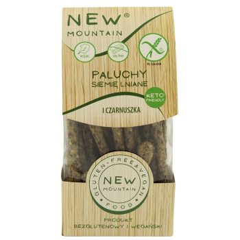 PALUCHY Z SIEMIENIEM LNIANYM I CZARNUSZKĄ BEZGLUTENOWE 200 g - NEW MOUNTAIN