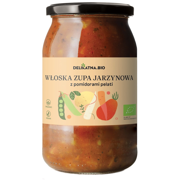 ZUPA WŁOSKA JARZYNOWA BIO 900 ml - DELIKATNA (ZAKWASOWNIA)