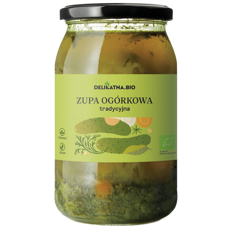 ZUPA OGÓRKOWA BIO 900 ml - DELIKATNA