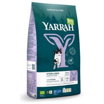 (DLA KOTA WYSTERYLIZOWANEGO) KARMA Z KURCZAKIEM I ŚLEDZIEM BIO 700 g - YARRAH