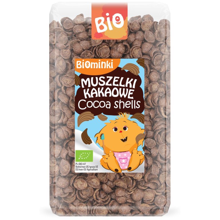 MUSZELKI KAKAOWE BIO 300 g - BIOMINKI