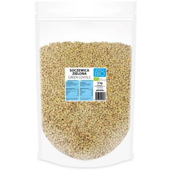 SOCZEWICA ZIELONA BIO 5 kg - HORECA (BIO PLANET)