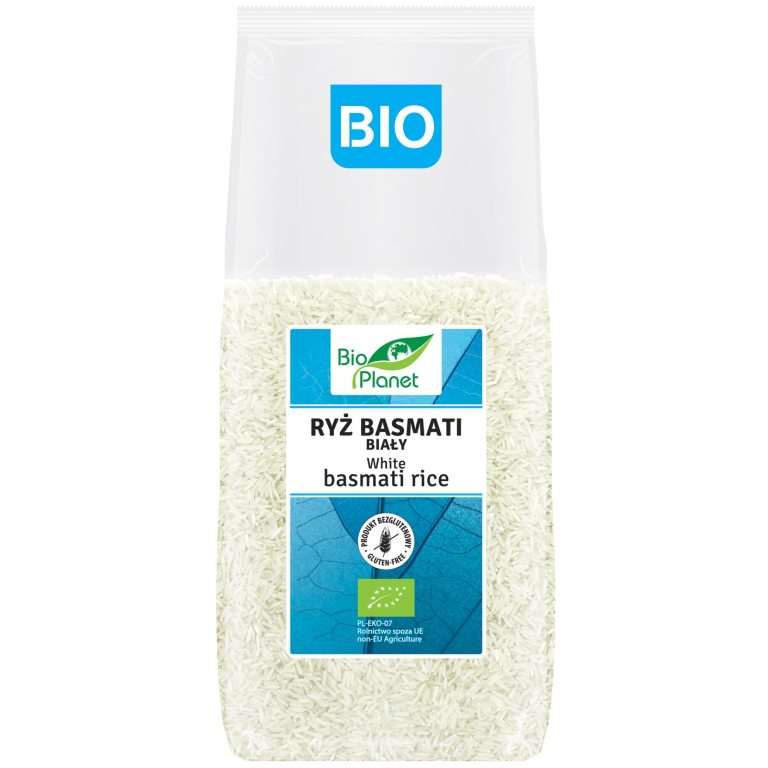 RYŻ BASMATI BIAŁY BEZGLUTENOWY BIO 1 kg - BIO PLANET