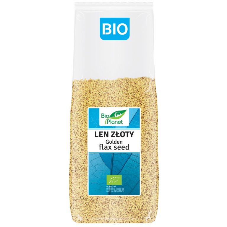 LEN ZŁOTY (SIEMIĘ LNIANE) BIO 1 kg - BIO PLANET