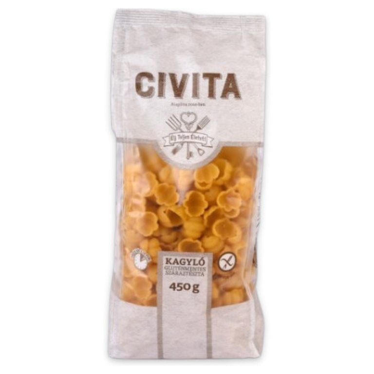 MAKARON (KUKURYDZIANY) MUSZELKI BEZGLUTENOWY 450 g - CIVITA