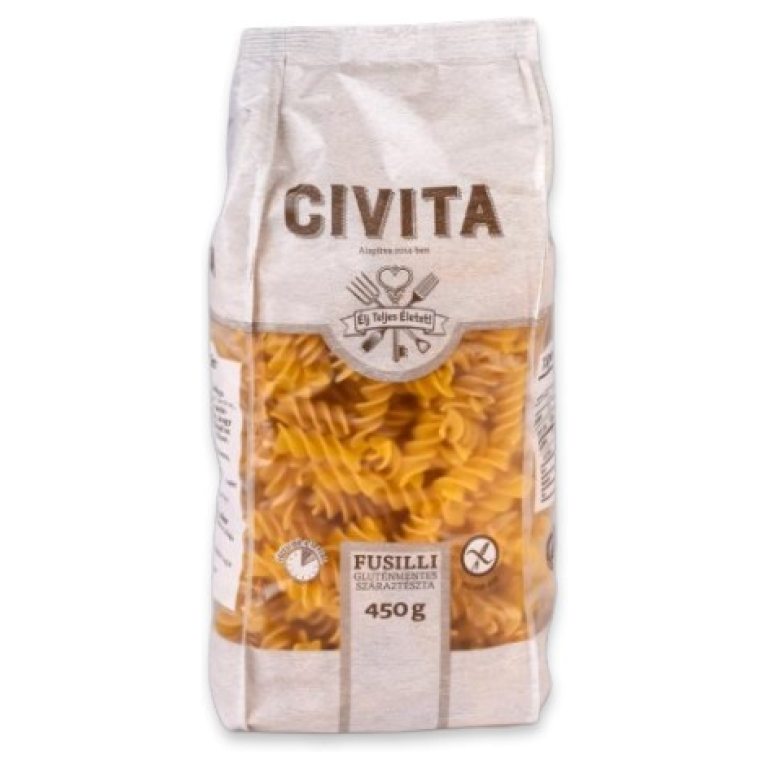 MAKARON (KUKURYDZIANY) FUSILLI BEZGLUTENOWY 450 g - CIVITA