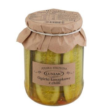 OGÓRKI KANAPKOWE Z CHILI 710 g (380 g) - LUNIAK