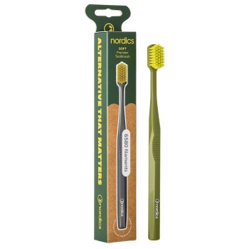 SZCZOTECZKA DO ZĘBÓW EXPERT CURVE 6580 MIĘKKA CIEMNOZIELONA - NORDICS