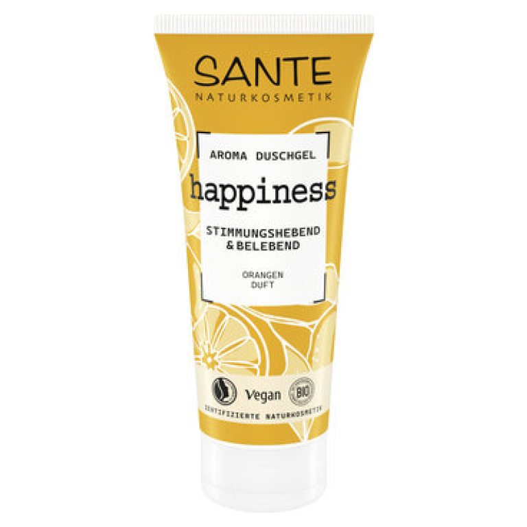 ŻEL POD PRYSZNIC HAPPINESS POMARAŃCZA ECO 200 ml - SANTE