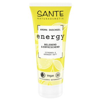 ŻEL POD PRYSZNIC ORZEŹWIAJĄCO - ENERGETYZUJĄCY CYTRYNA I POMARAŃCZA ECO 200 ml - SANTE