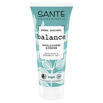 ŻEL POD PRYSZNIC BALANCE EUKALIPTUS I BERGAMOTKA ECO 200 ml - SANTE