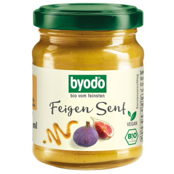 MUSZTARDA FIGOWA BEZGLUTENOWA BIO 125 ml - BYODO