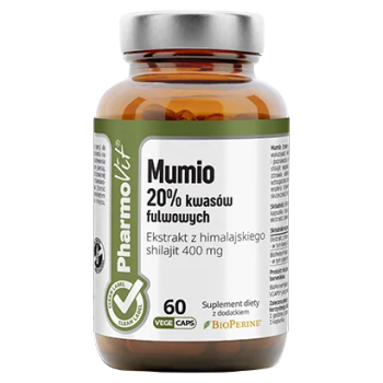 MUMIO EKSTRAKT (400 mg) BEZGLUTENOWY 60 KAPSUŁEK - PHARMOVIT (CLEAN LABEL)
