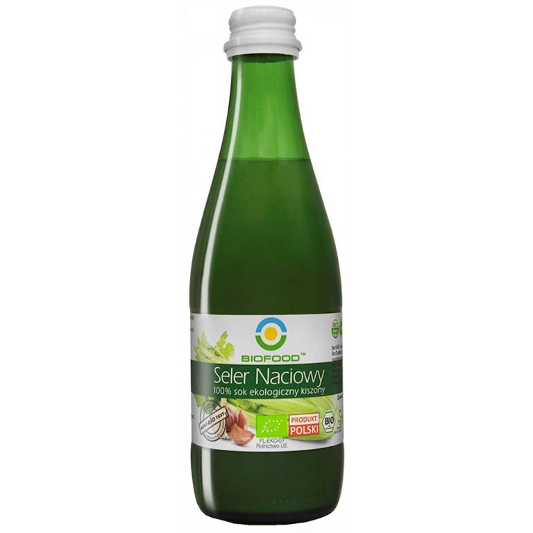 SOK Z SELERA NACIOWEGO KISZONEGO NFC BEZGLUTENOWY BIO 300 ml - BIO FOOD