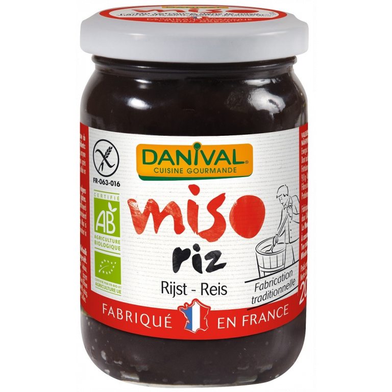 MISO RICE (PASTA Z SOI I RYŻU) BEZGLUTENOWE BIO 200 g - DANIVAL