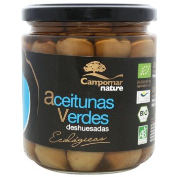 OLIWKI ZIELONE BEZ PESTEK W ZALEWIE BIO 350 g (170 g) - CAMPOMAR NATURE