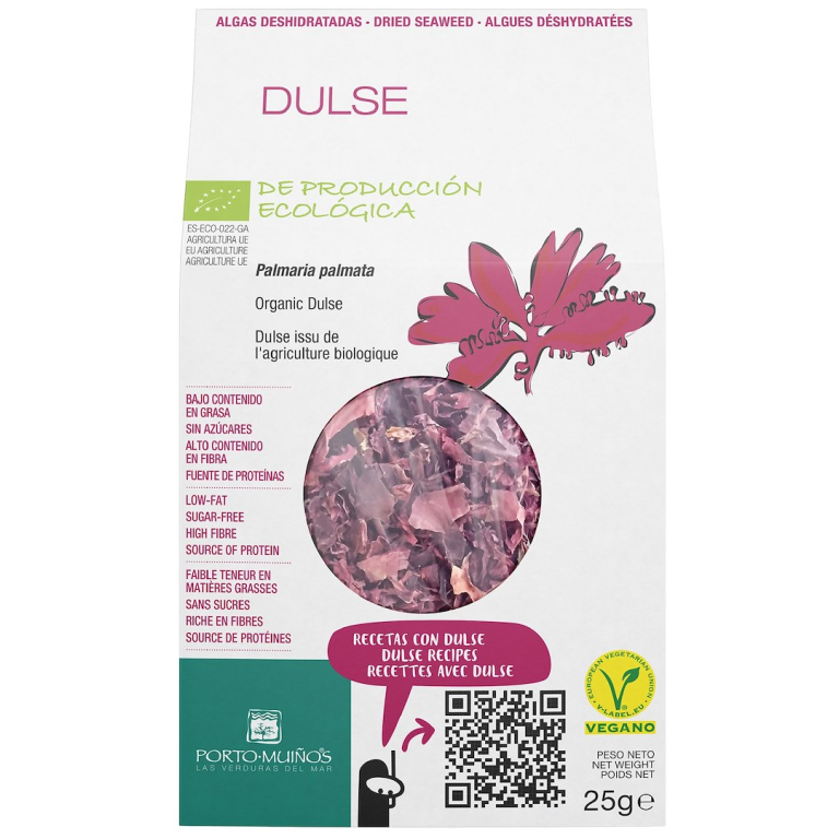 ALGI MORSKIE SUSZONE - DULSE BIO 25 g - PORTO MUINOS