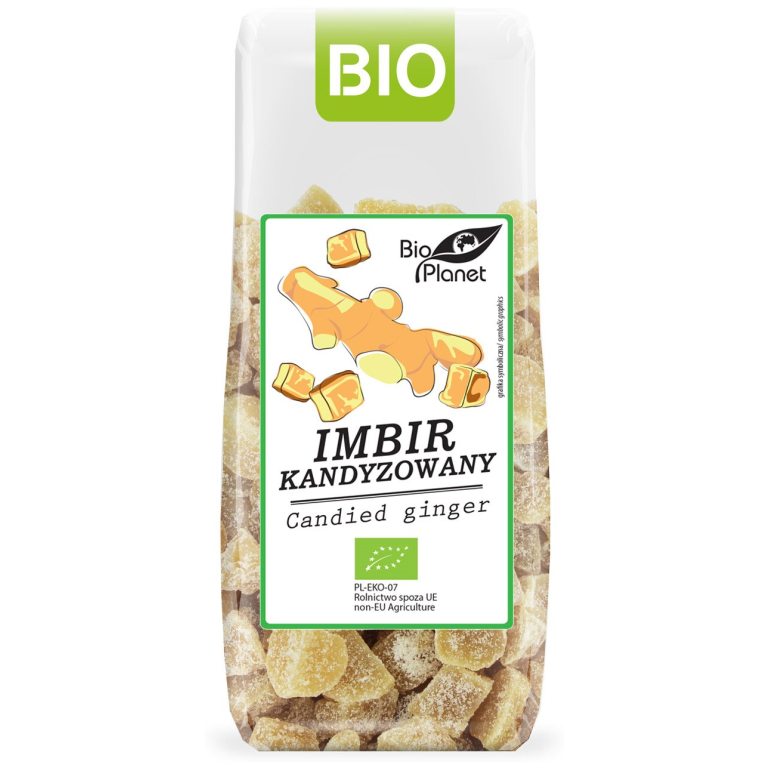 IMBIR KANDYZOWANY BIO 100 g - BIO PLANET