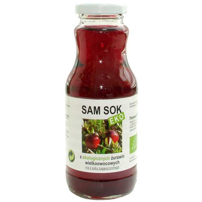 SOK Z ŻURAWINY WIELKOOWOCOWEJ NFC BIO 250 ml - VIANDS (SAM SOK)