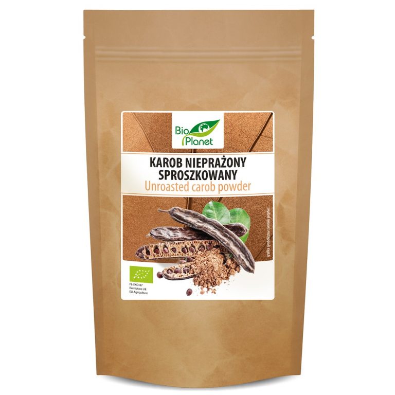 KAROB NIEPRAŻONY SPROSZKOWANY BIO 200 g - BIO PLANET