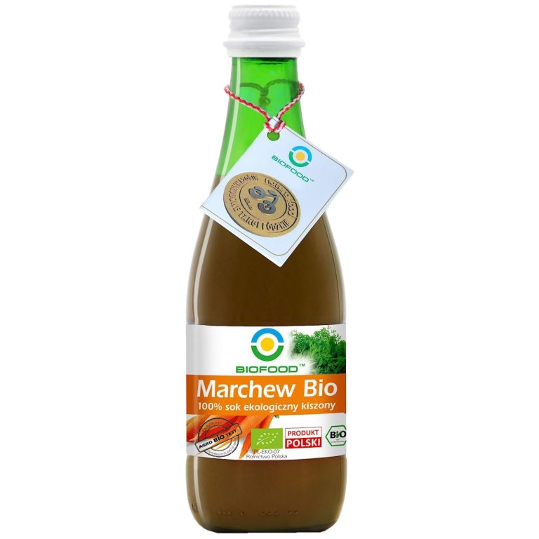 SOK Z MARCHWI KISZONEJ NFC BEZGLUTENOWY BIO 300 ml - BIOFOOD