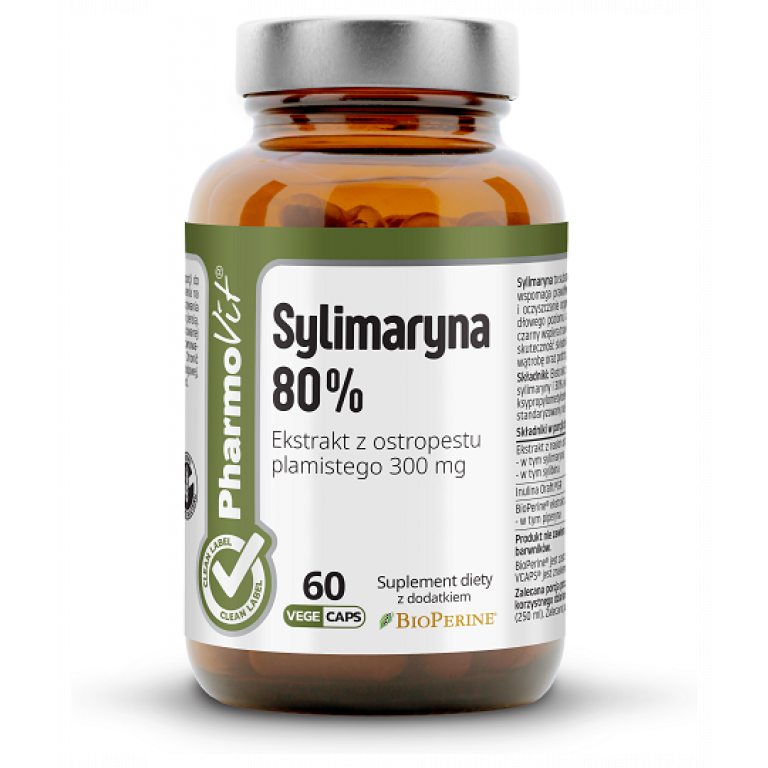 SYLIMARYNA (300 mg) BEZGLUTENOWA 60 KAPSUŁEK - PHARMOVIT (CLEAN LABEL)