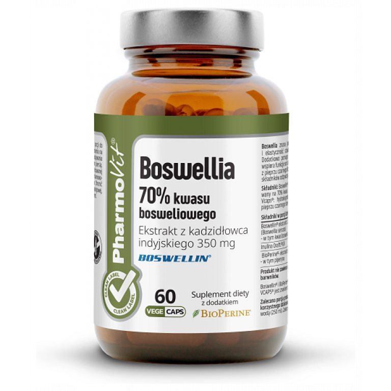 BOSWELLIA (700 mg) BEZGLUTENOWA 60 KAPSUŁEK - PHARMOVIT (CLEAN LABEL)