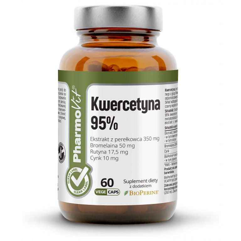 KWERCETYNA BEZGLUTENOWA 60 KAPSUŁEK - PHARMOVIT (CLEAN LABEL)