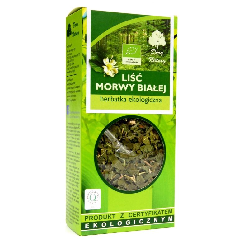 HERBATKA LIŚĆ MORWY BIAŁEJ BIO 50 g - DARY NATURY