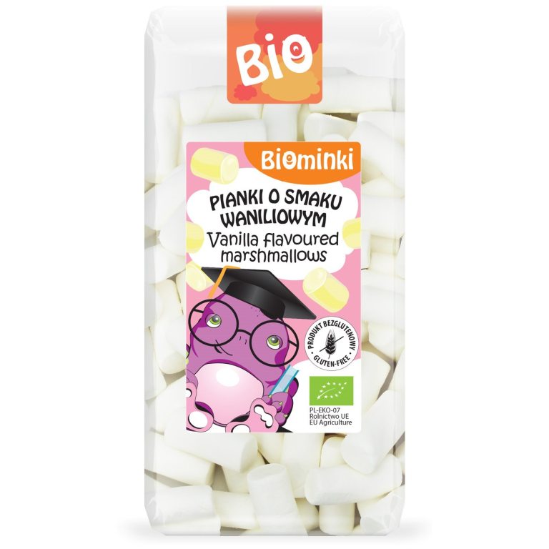PIANKI O SMAKU WANILIOWYM BEZGLUTENOWE BIO 100 g - BIOMINKI