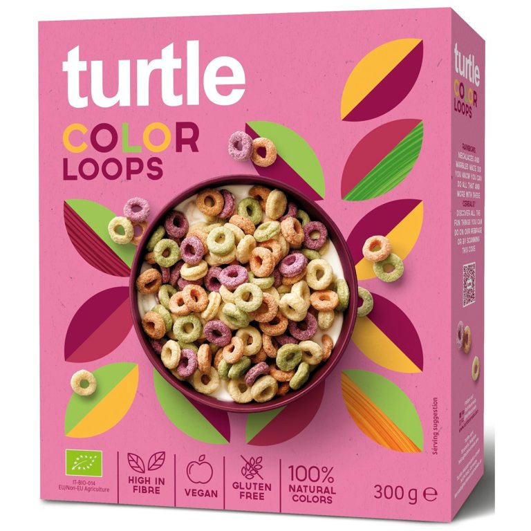 KÓŁKA ZBOŻOWE KOLOROWE BEZGLUTENOWE BIO 300 g - TURTLE