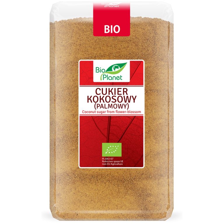 CUKIER KOKOSOWY BIO 1 kg - BIO PLANET