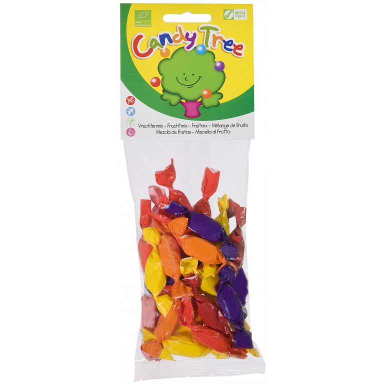 CUKIERKI TWARDE MIX BEZGLUTENOWE BIO 100 g - CANDY TREE