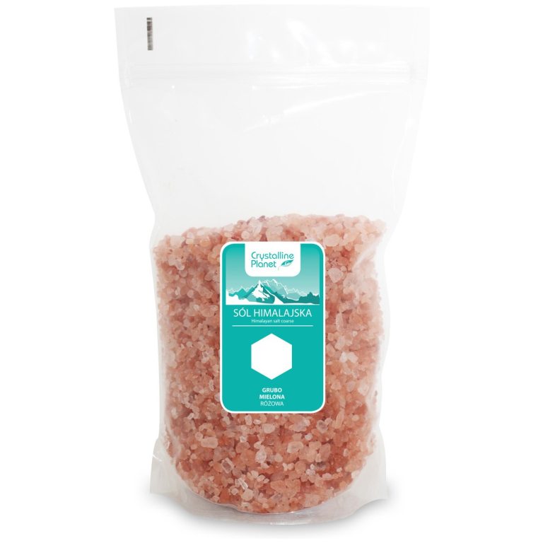 SÓL HIMALAJSKA RÓŻOWA GRUBO MIELONA 1 kg - CRYSTALLINE PLANET