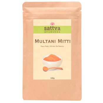 GLINKA KOSMETYCZNA DO TWARZY MULTANI MITTI 100 g - SATTVA (AYURVEDA)
