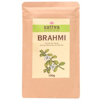 MASECZKA ZIOŁOWA DO WŁOSÓW BRAHMI 100 g - SATTVA (AYURVEDA)