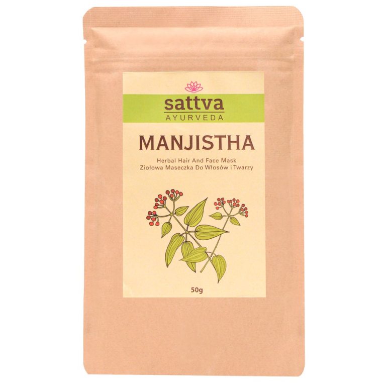 MASECZKA ZIOŁOWA DO TWARZY I WŁOSÓW MANJISTHA 50 g - SATTVA (AYURVEDA)