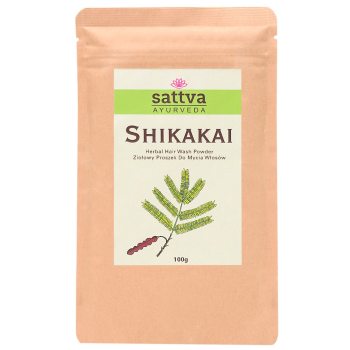 PROSZEK ZIOŁOWY DO MYCIA WŁOSÓW SHIKAKAI 100 g - SATTVA (AYURVEDA)