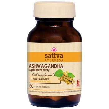 ASHWAGANDHA EKSTRAKT (350 mg) 60 KAPSUŁEK - SATTVA (FOODS)