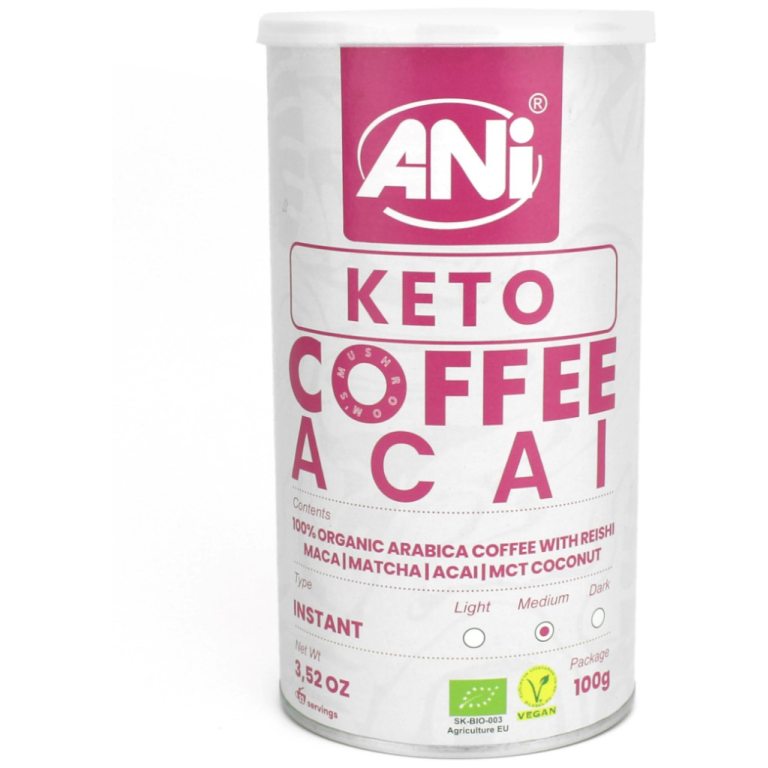 KAWA ROZPUSZCZALNA "REISHI KETO ACAI" BIO 100 g - ANI