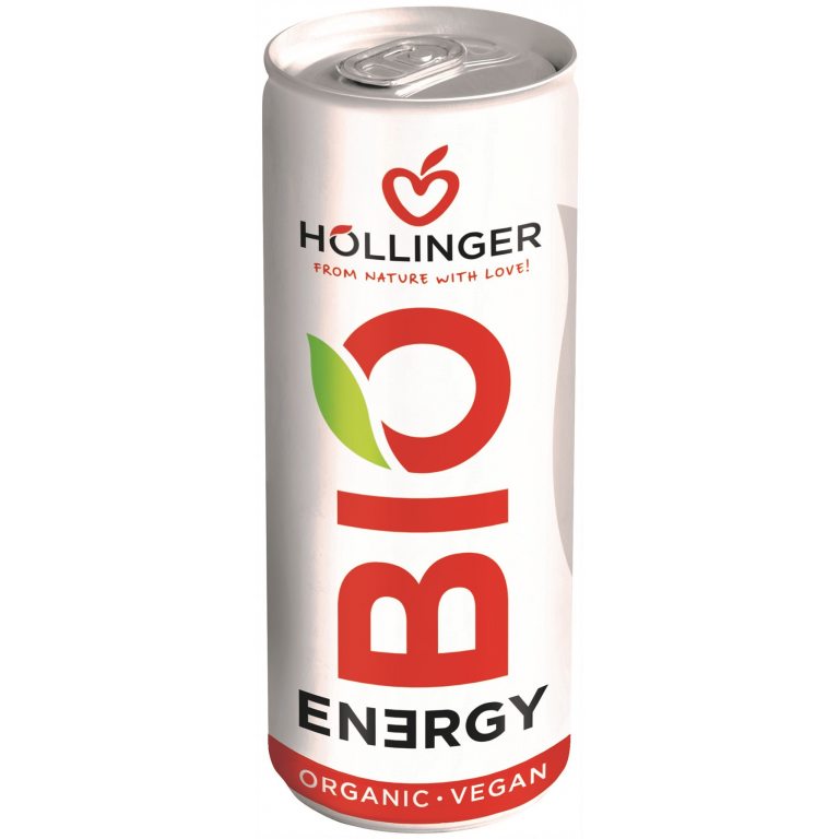 NAPÓJ ENERGETYZUJĄCY O SMAKU JABŁKO - JEŻYNA BIO 250 ml - HOLLINGER